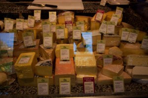 -10016-2 Some of the wonderful cheeses, many of which are made on location