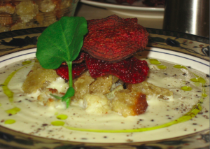 Picture 64 Ad Hoc Cauliflower soup with Beet Chips